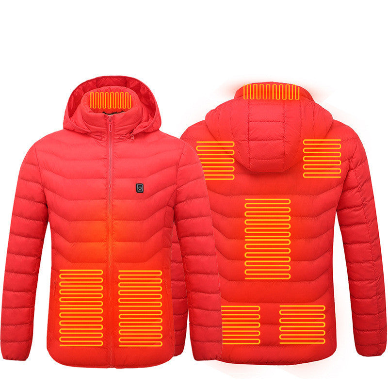 USB Heated Winter Jacket Men