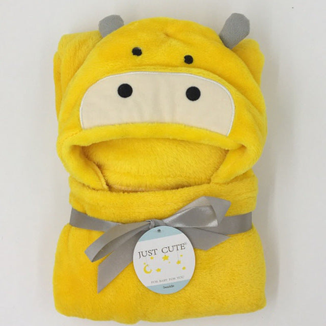 Baby Hooded Fleece Bath Towel