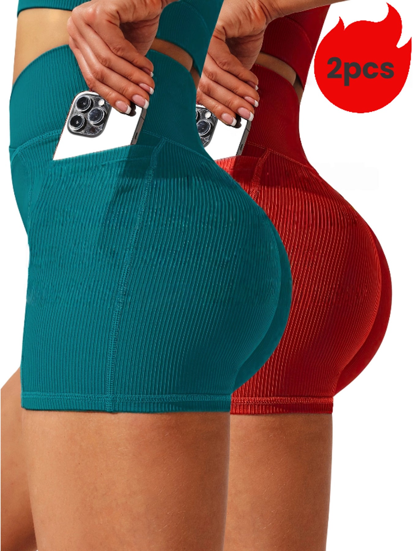 2-Pack Women’s Yoga Shorts