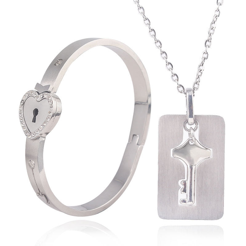 Titanium Steel Love Set