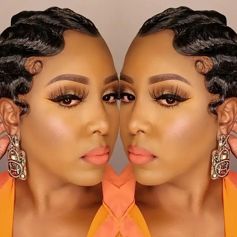 Soft Short Deep Wave Wig