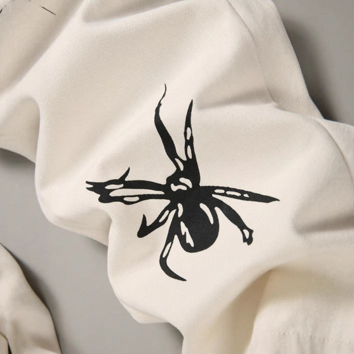 Loose Straight Wide Leg Spider Jeans