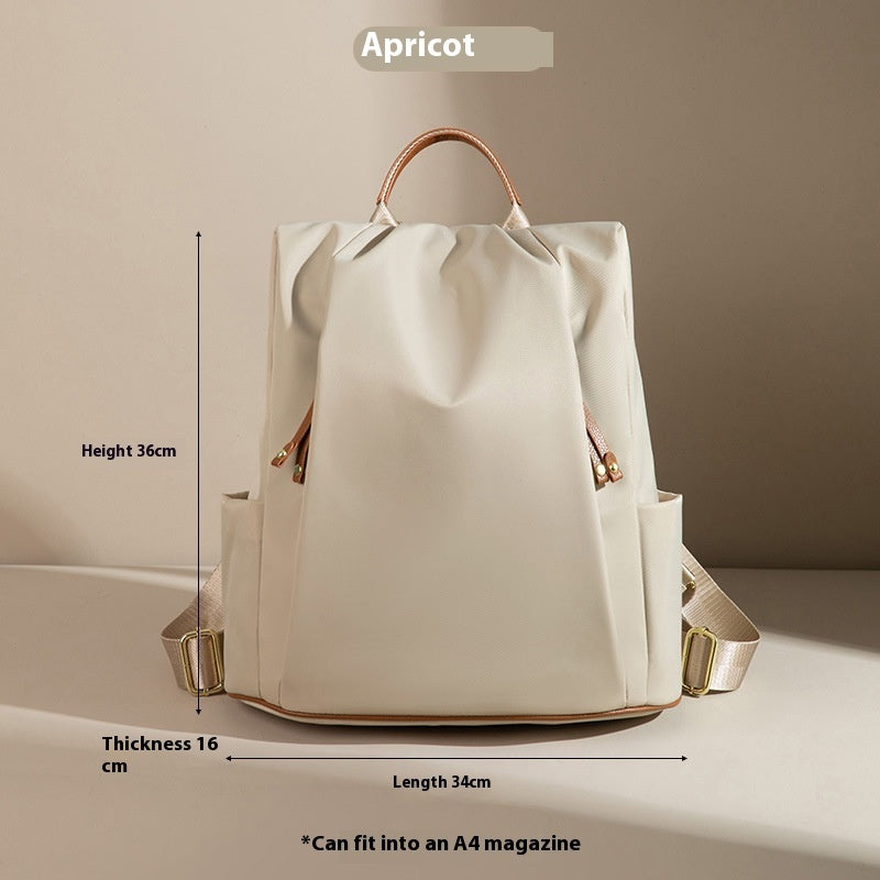 Fashion Commuter Contrast Color Travel Bag Large-capacity Backpack