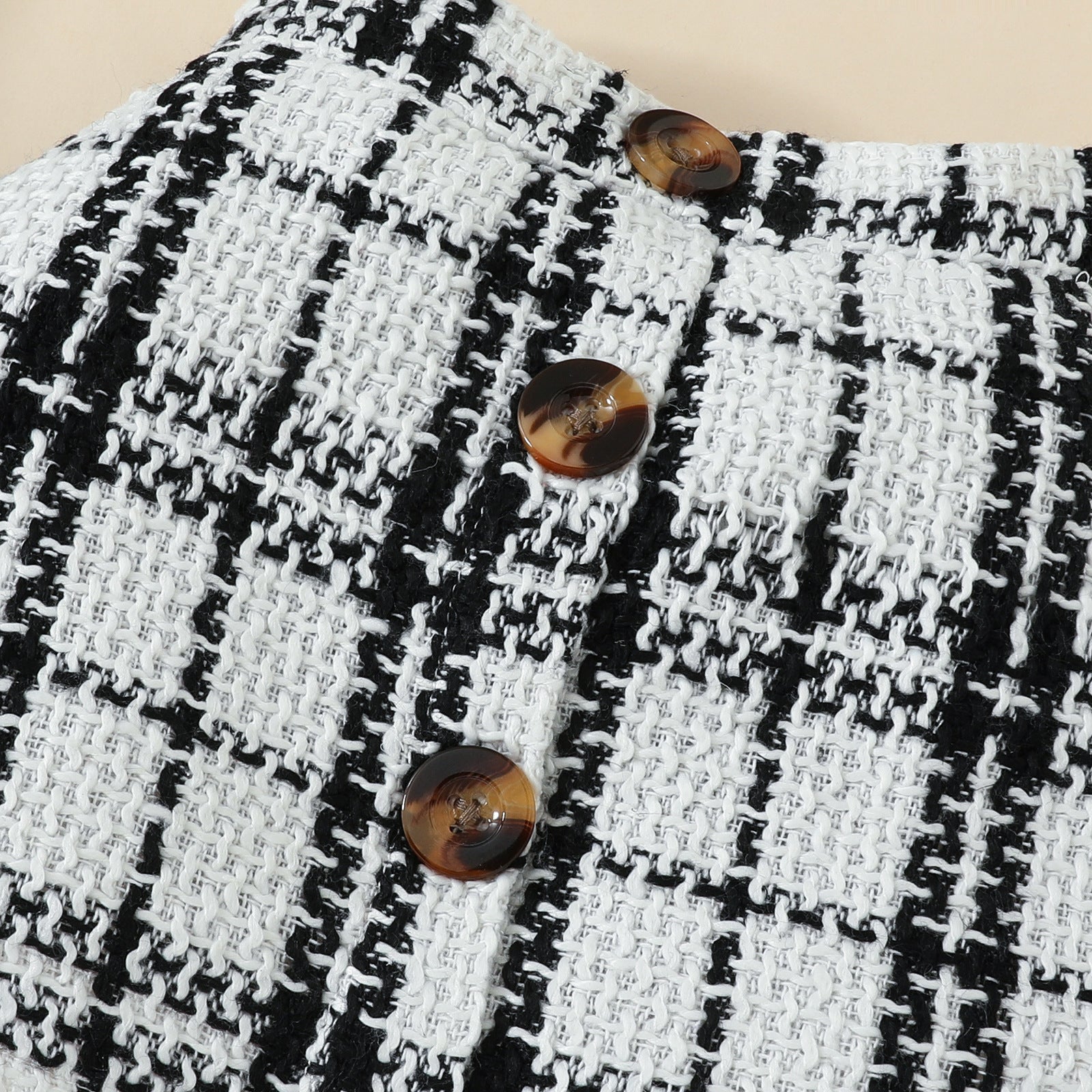 Babies' Short-Sleeved Blouse Skirt Set