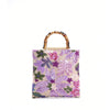 Colorful Sequins Vintage Embroidered Bamboo Handbag