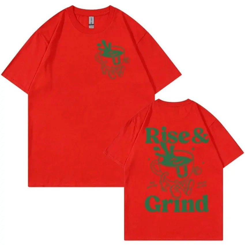 Rise & Grind Coffee T-Shirt