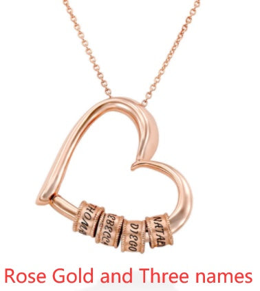 Custom Heart Name Necklace