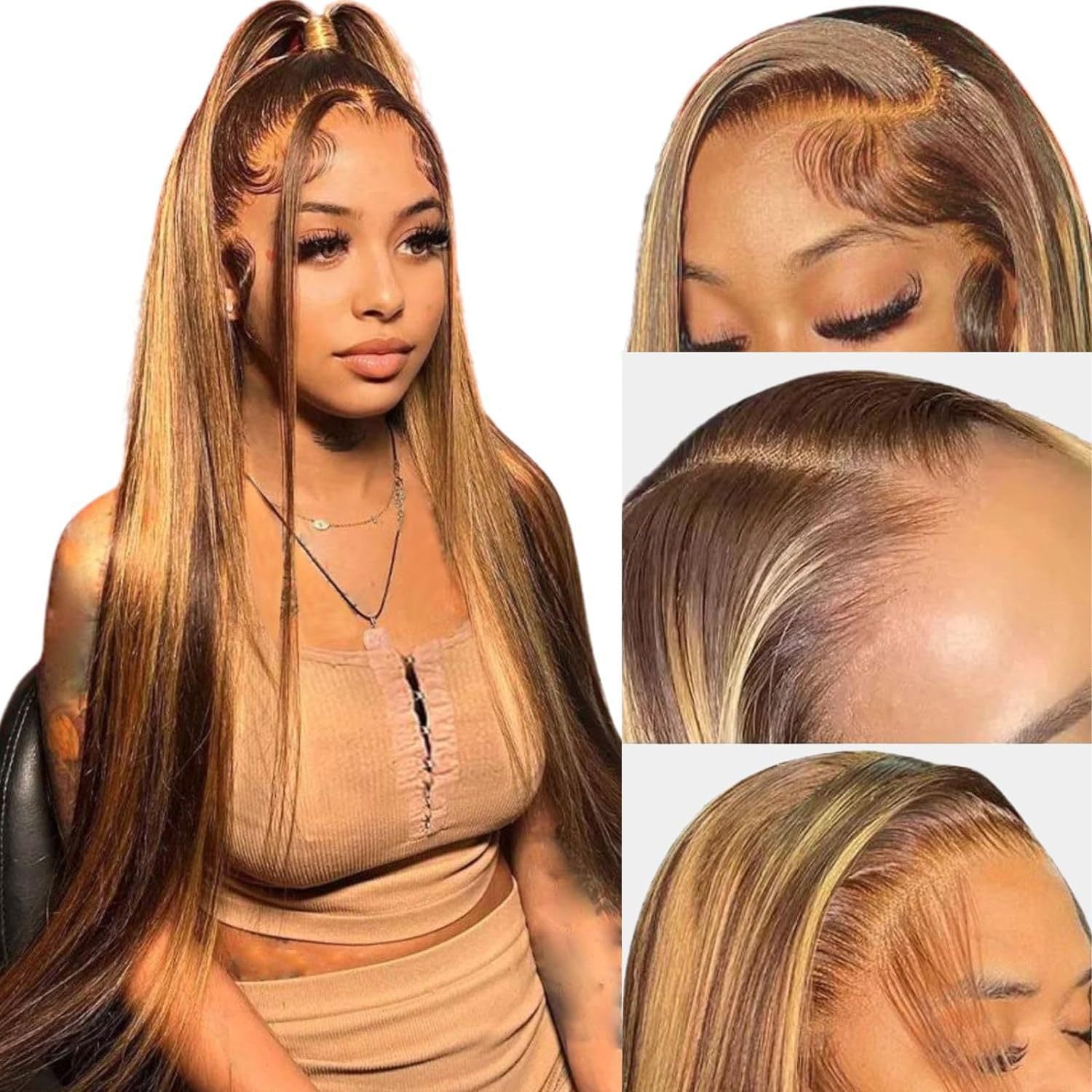 Human Hair Straight Lace Wig