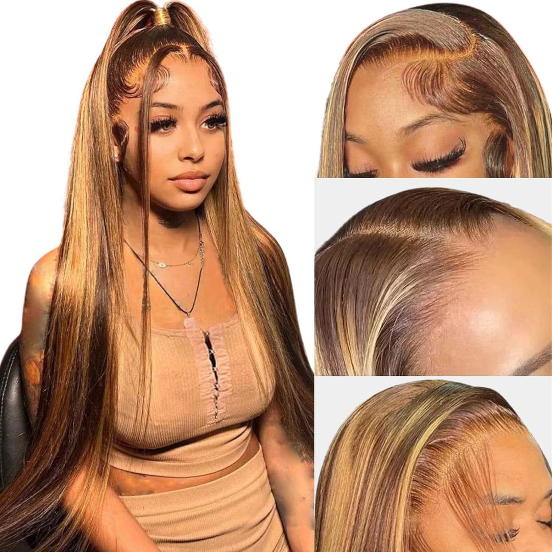 Human Hair Straight Lace Wig