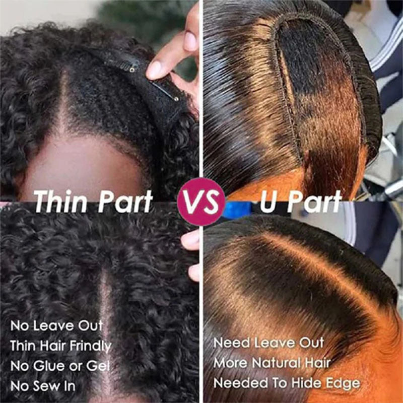 Full Human Hair Curly Wig