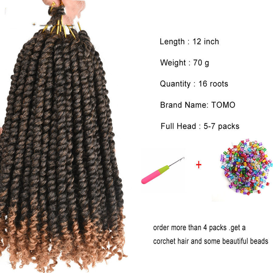 Pre-Twisted Crochet Extensions