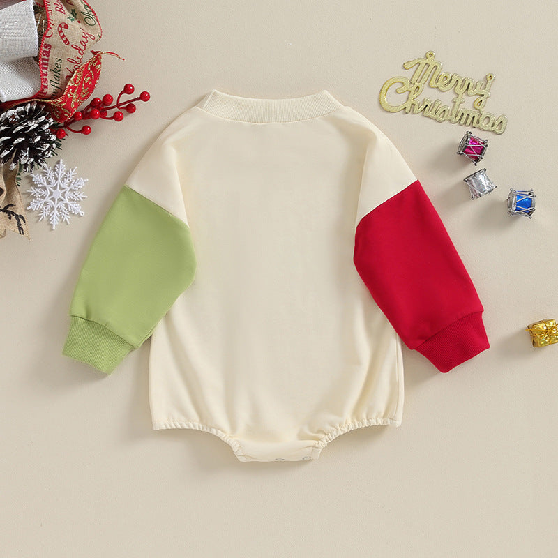 Cute Holiday Crawling Suit