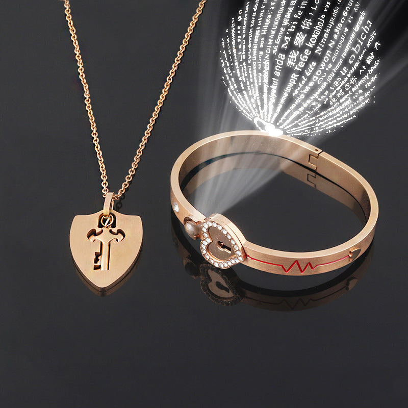 Titanium Steel Love Set