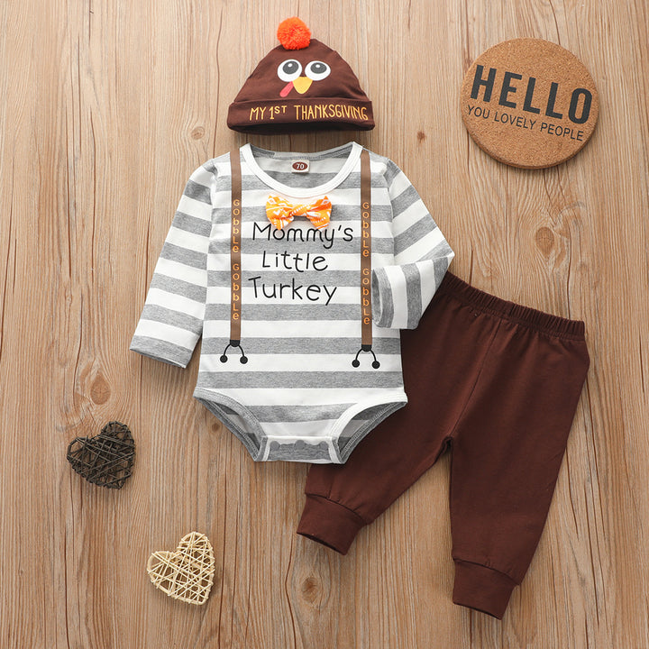 Thanksgiving Turkey Outfit Set
