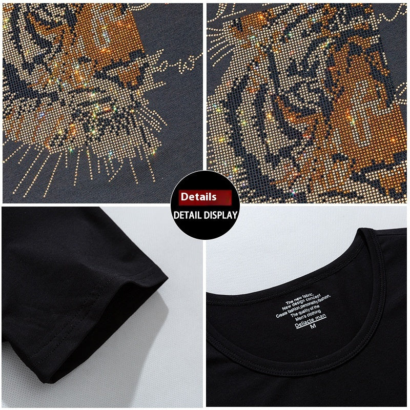 Rhinestone Hotfix T-Shirt