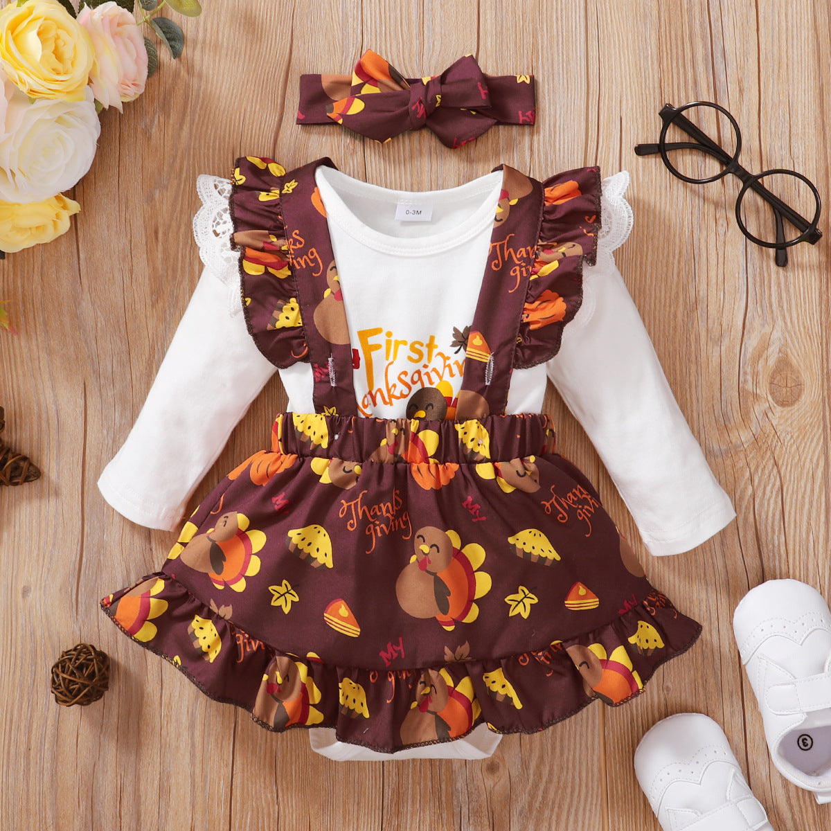 Thanksgiving Baby Outfit Set