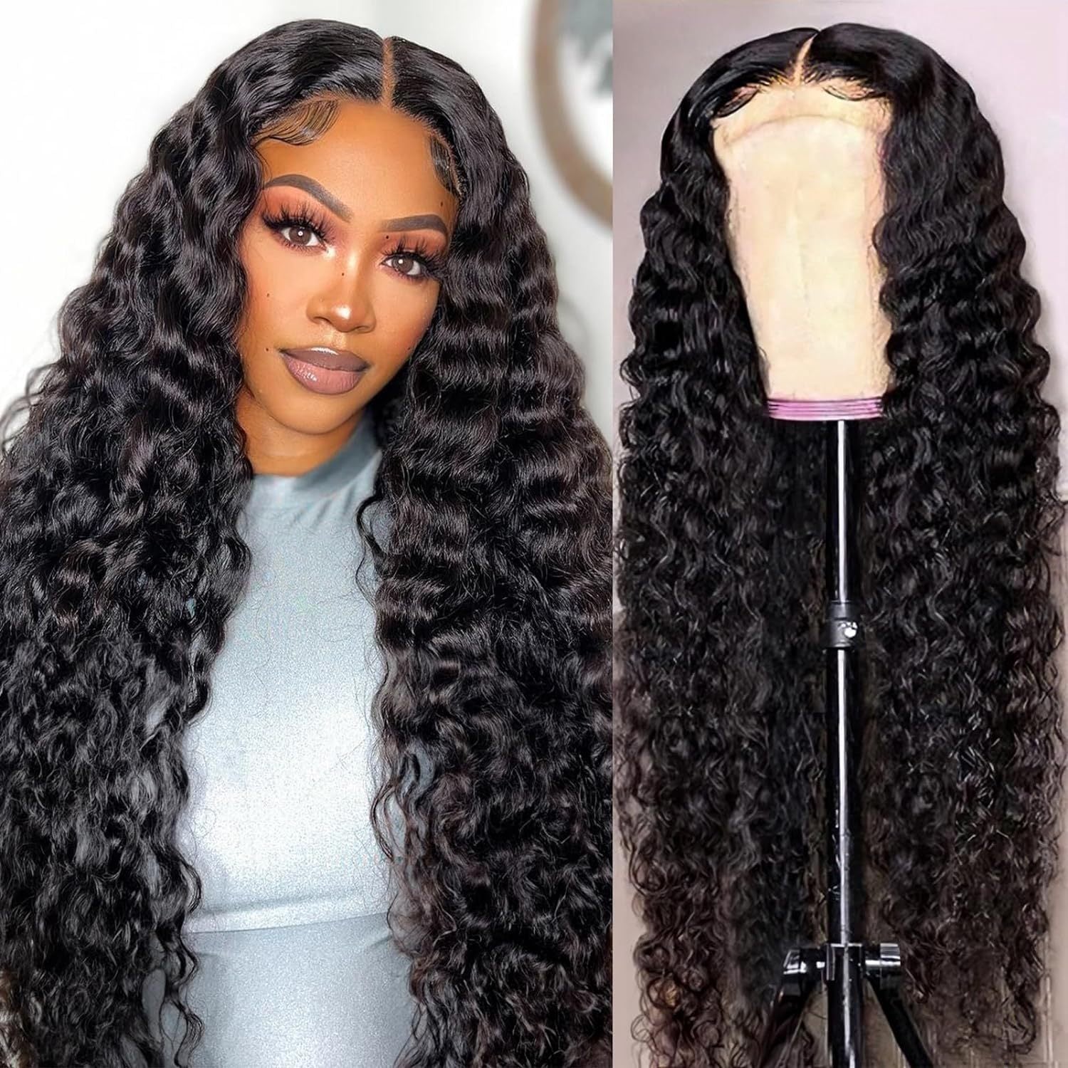 Human Hair Deep Wave Wig