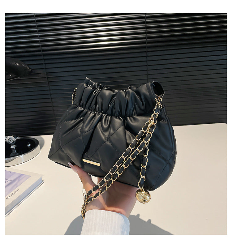 Diamond Embroidery Thread Fashion Bag Women's Chain Shoulder Bag