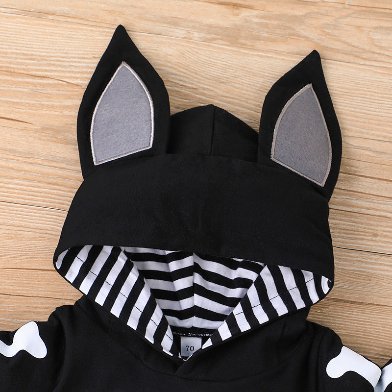 Halloween Bat One-Piece Baby Romper