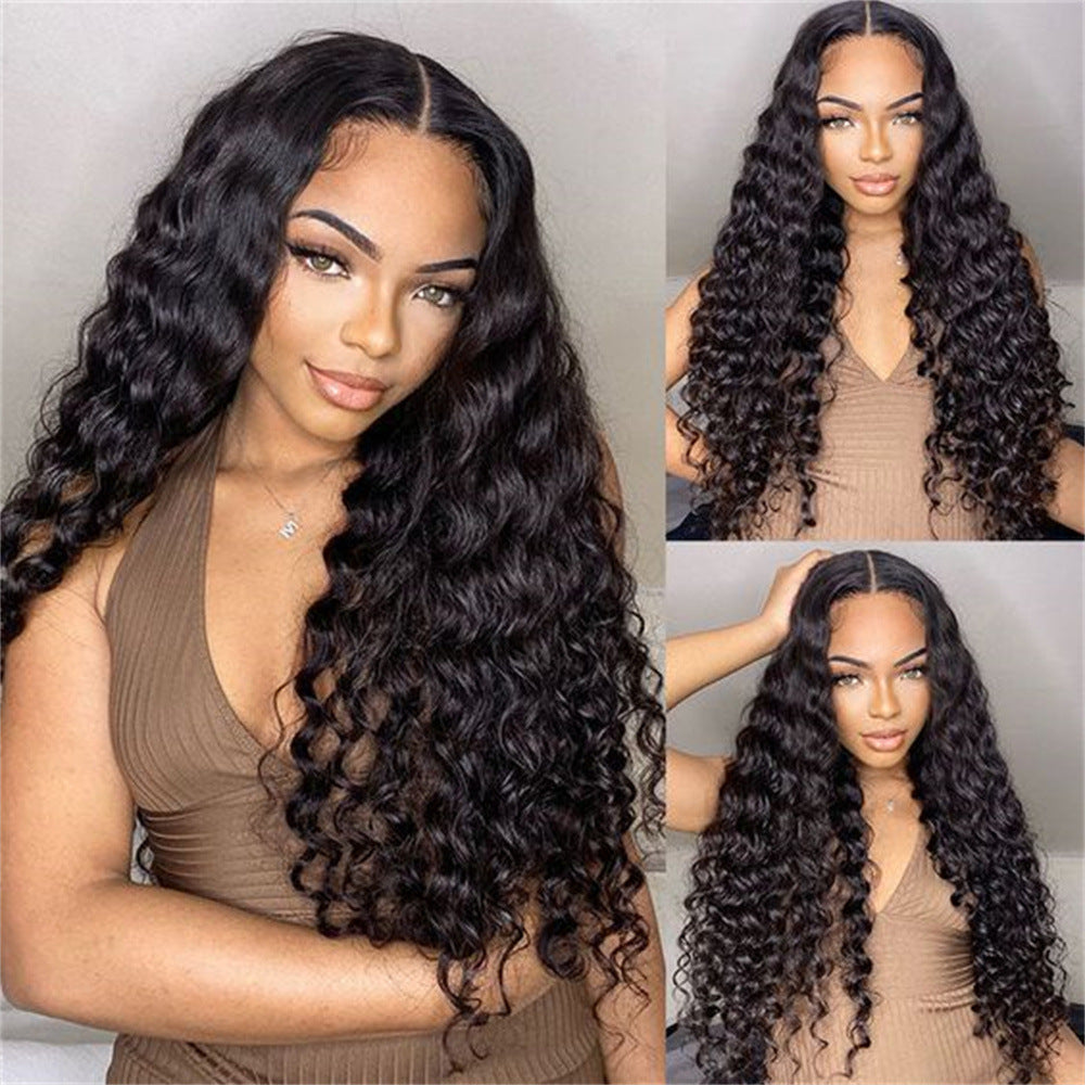 Deep Wave Human Hair Wig 13x4