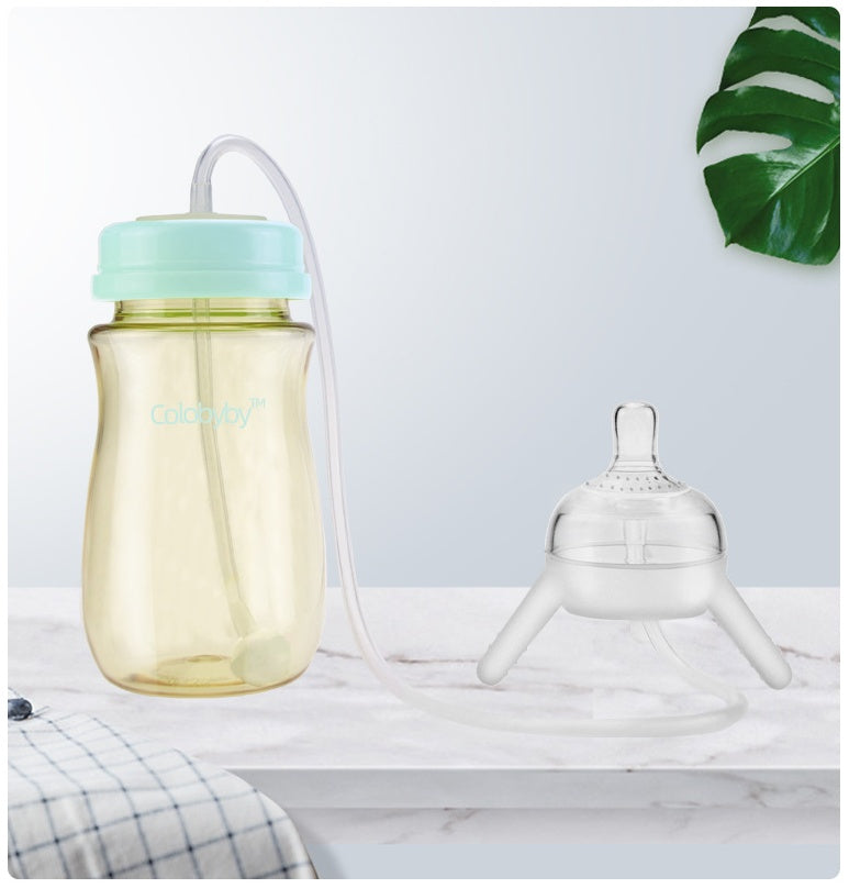 Baby Long Straw Milk Bottle