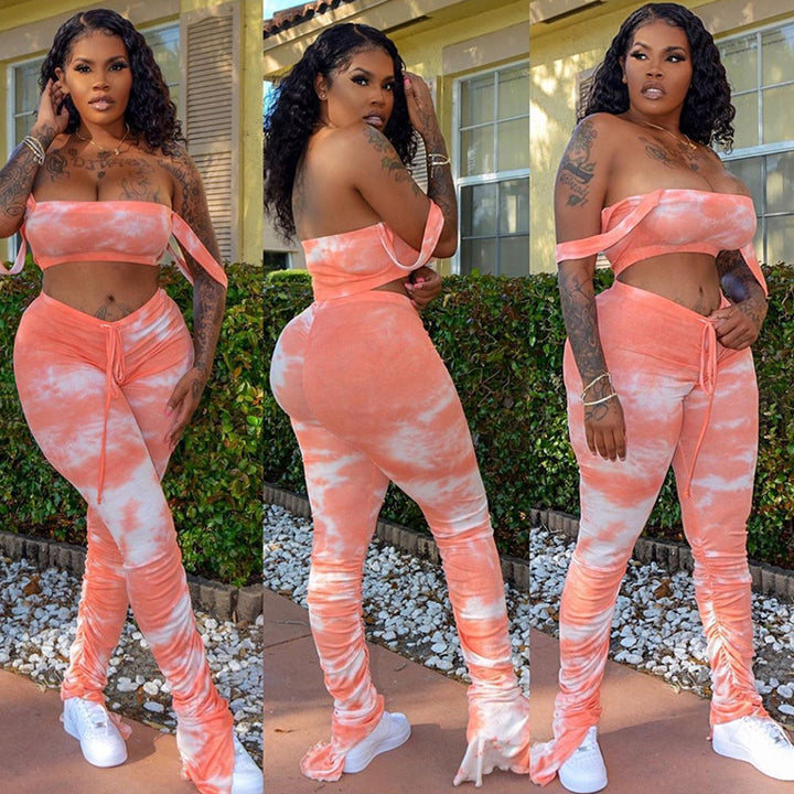 Trendy Printed Outfit Set