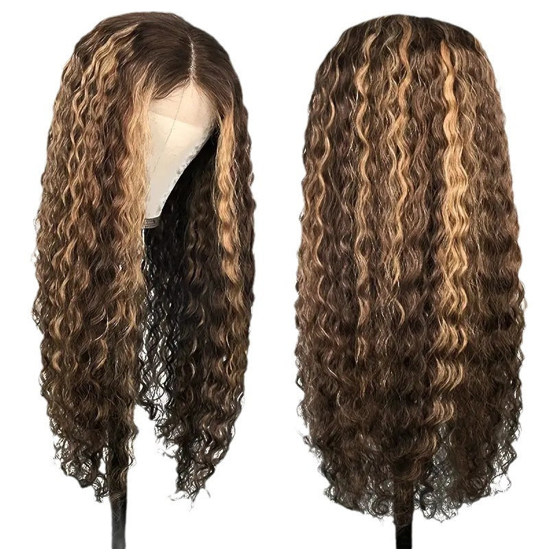 Wavy Tube Long Curly Wig