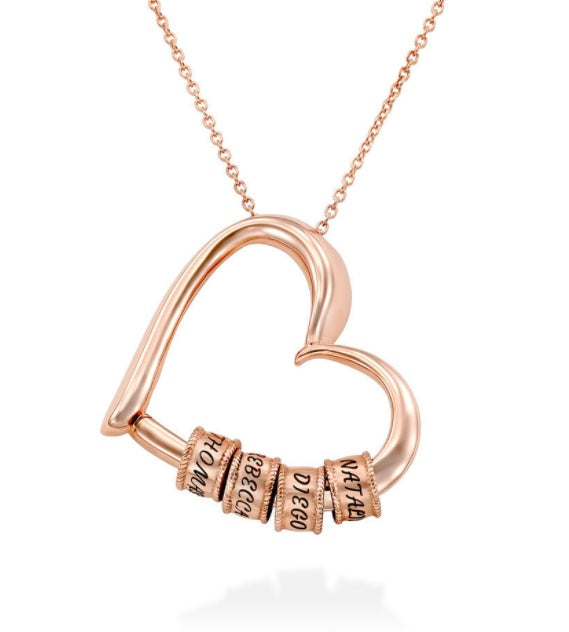Custom Heart Name Necklace