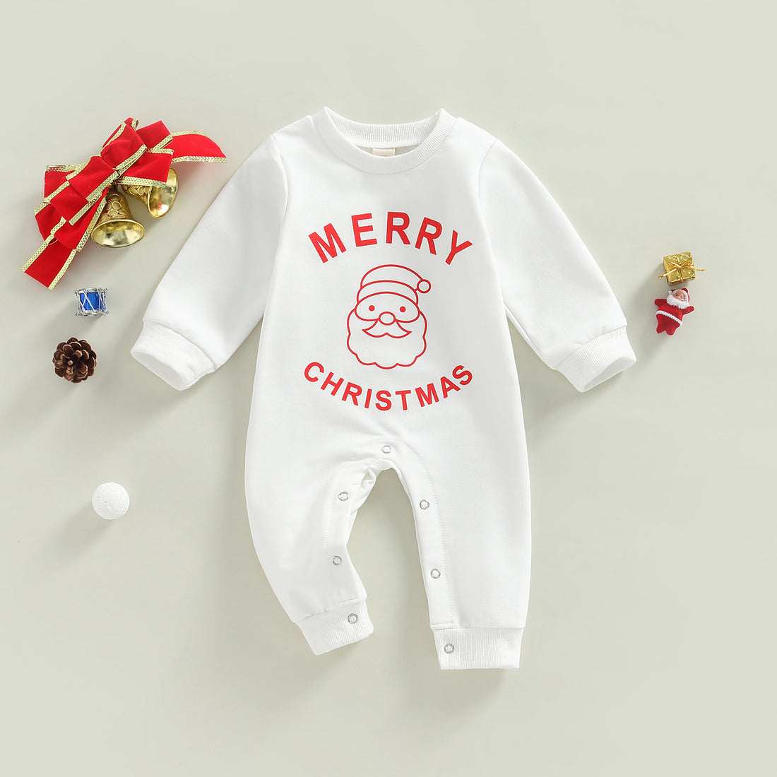 Fluffy Christmas Baby Outfit