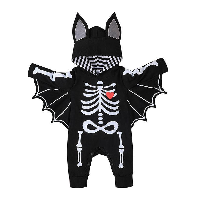Halloween Bat One-Piece Baby Romper