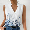 Trendy Sleeveless V-Neck Tee