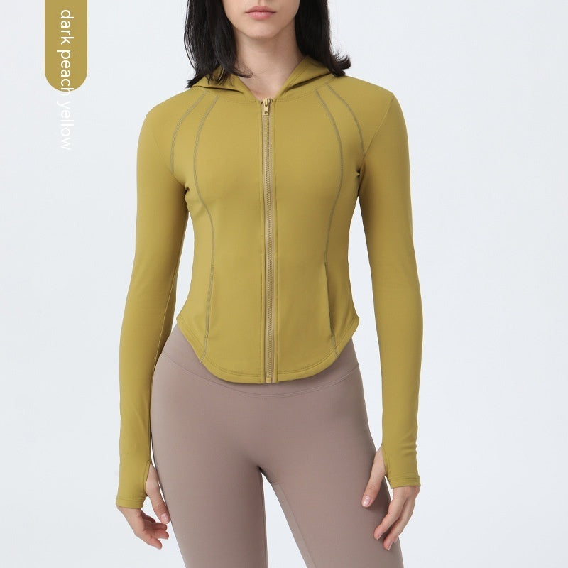 Fleece-lined Yoga Clothes Coat Women packaged ready for gift
