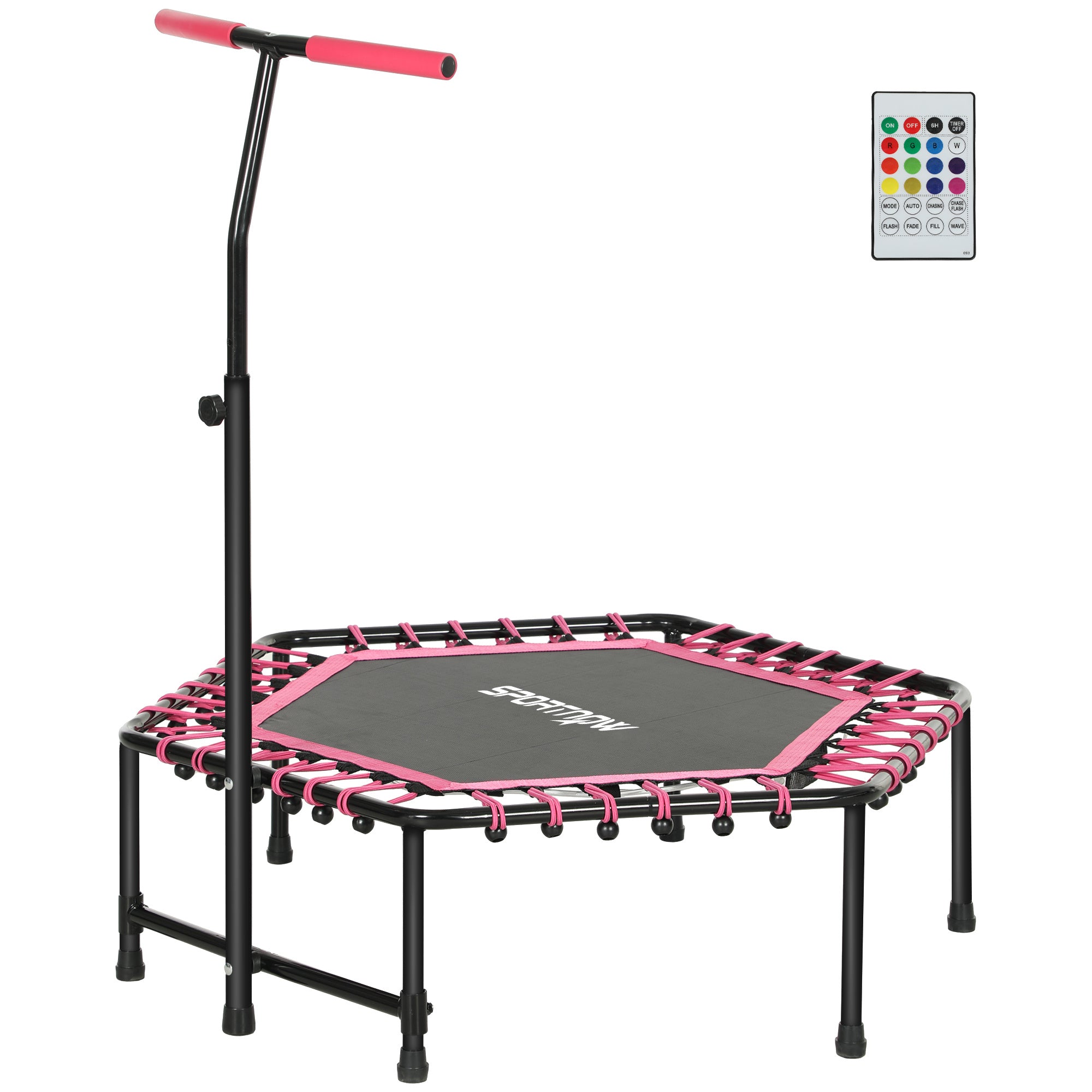LED Light Rebounder Trampoline