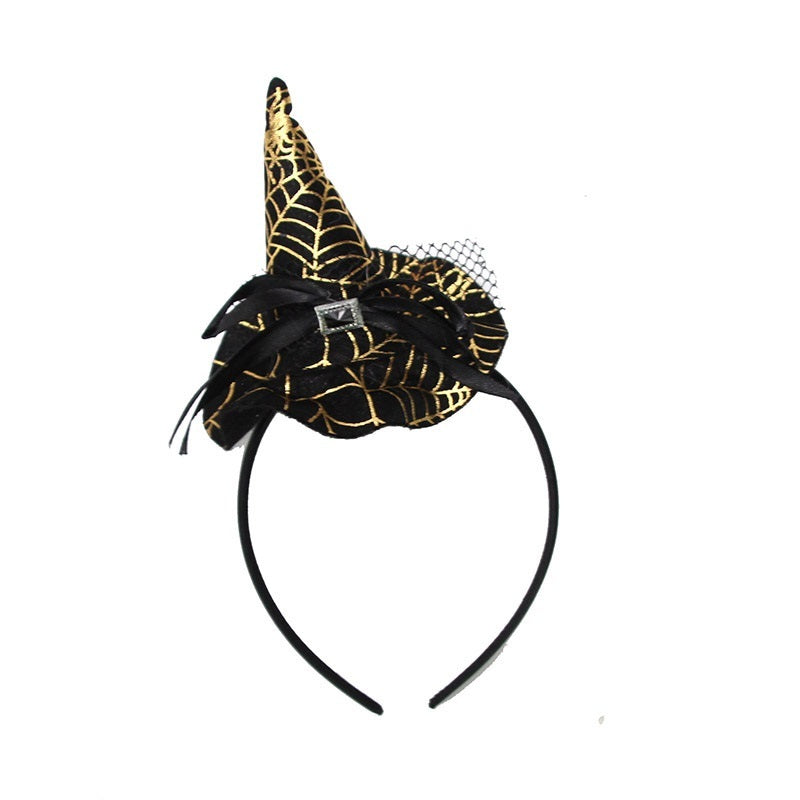 Halloween Headband close-up of material and texture