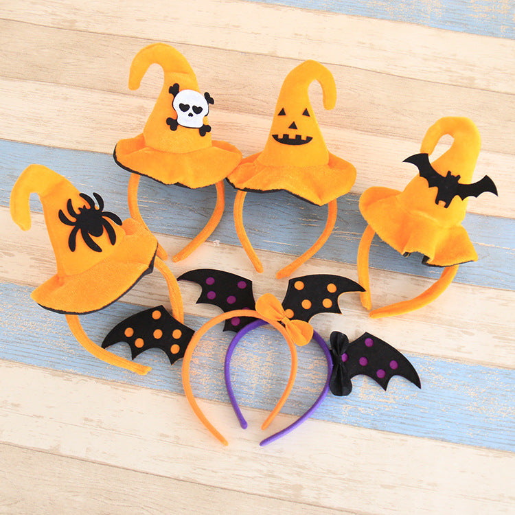 Halloween Headband side view displaying fit and style