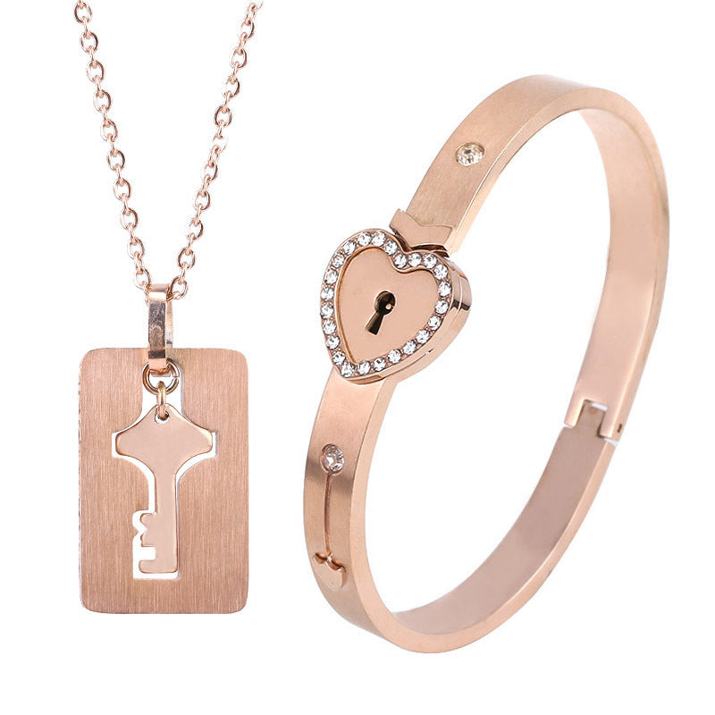 Titanium Steel Love Set