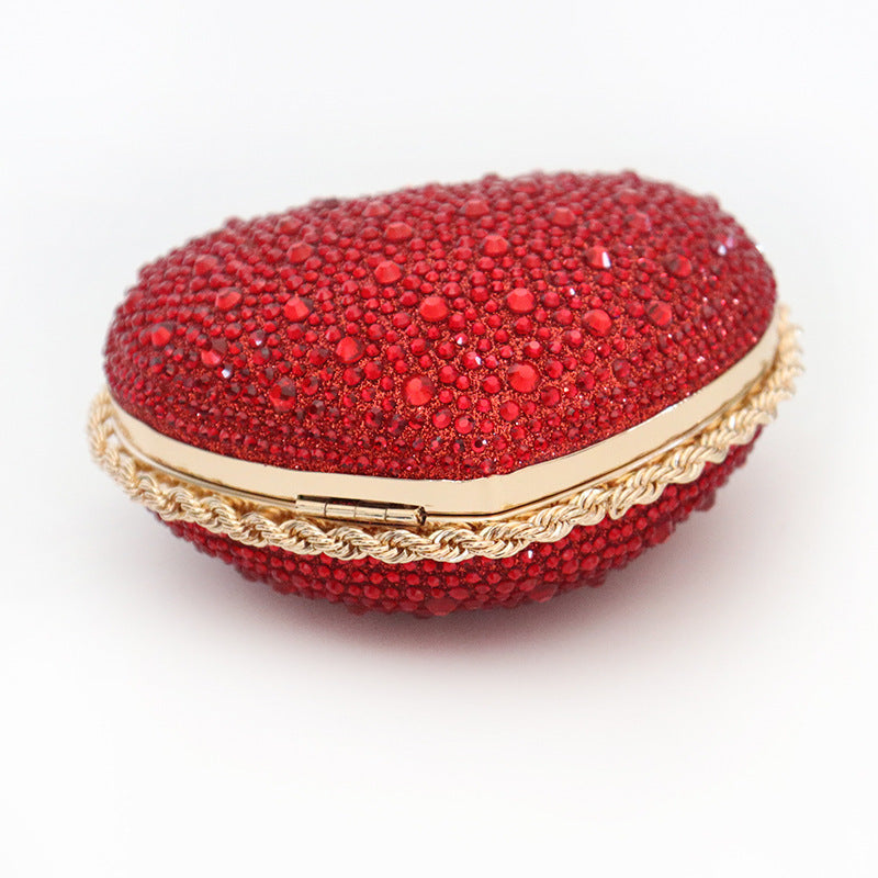 Women's Diamond Heart-shaped Shoulder Messenger Bag