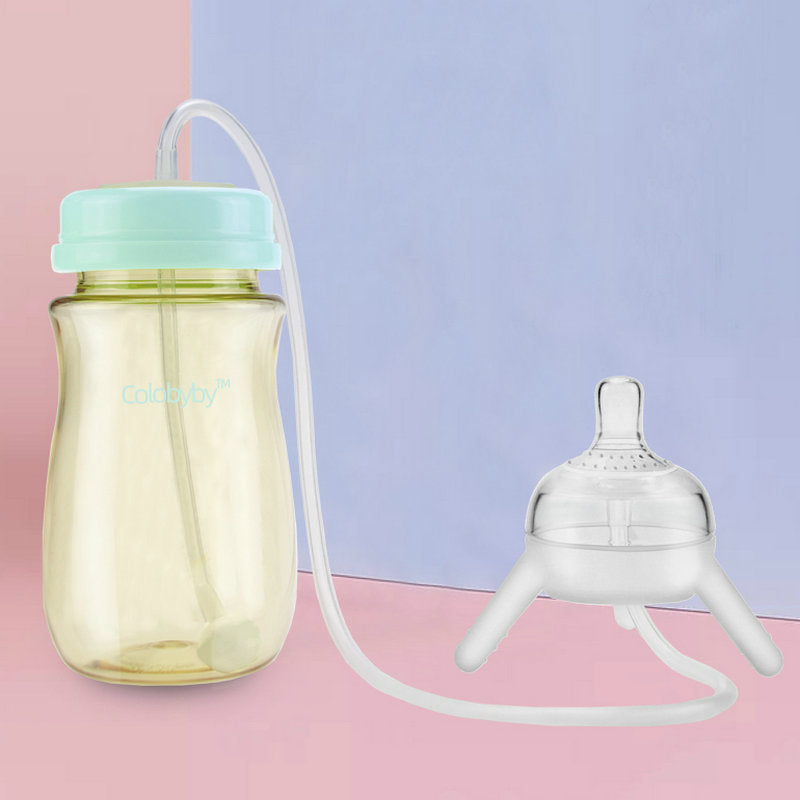 Baby Long Straw Milk Bottle