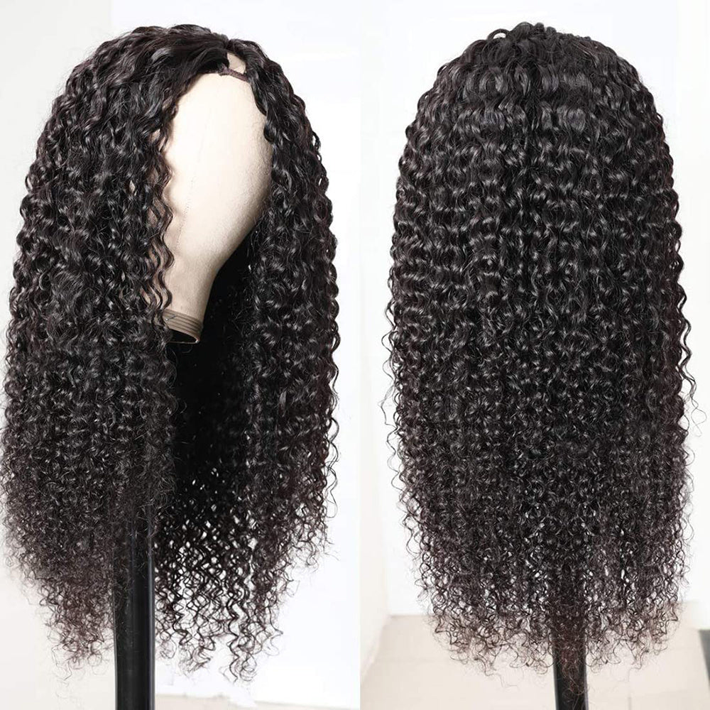 Full Human Hair Curly Wig