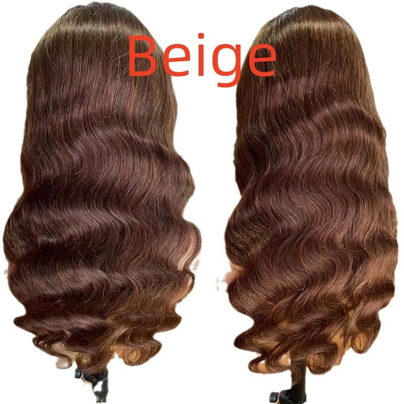 Natural Brown Curly Wig