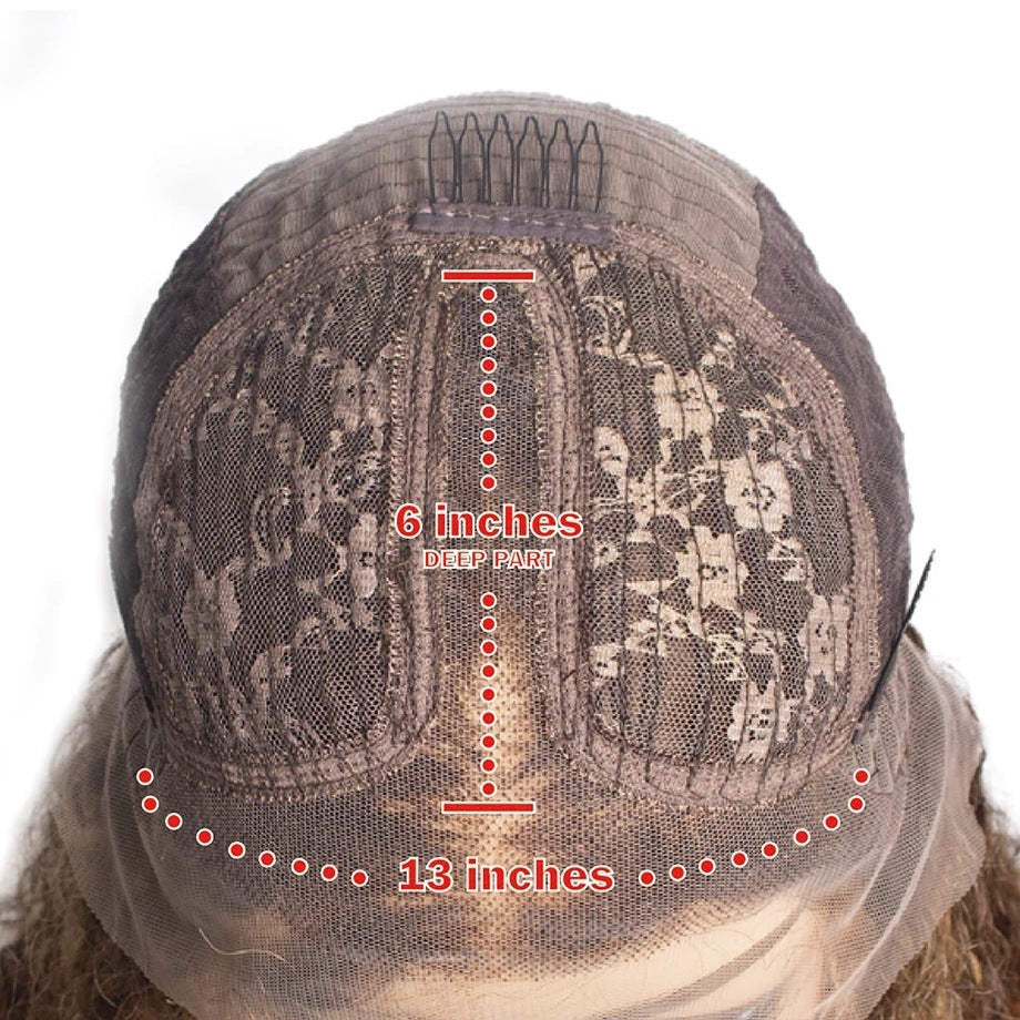 Real Human Hair Curly Wig