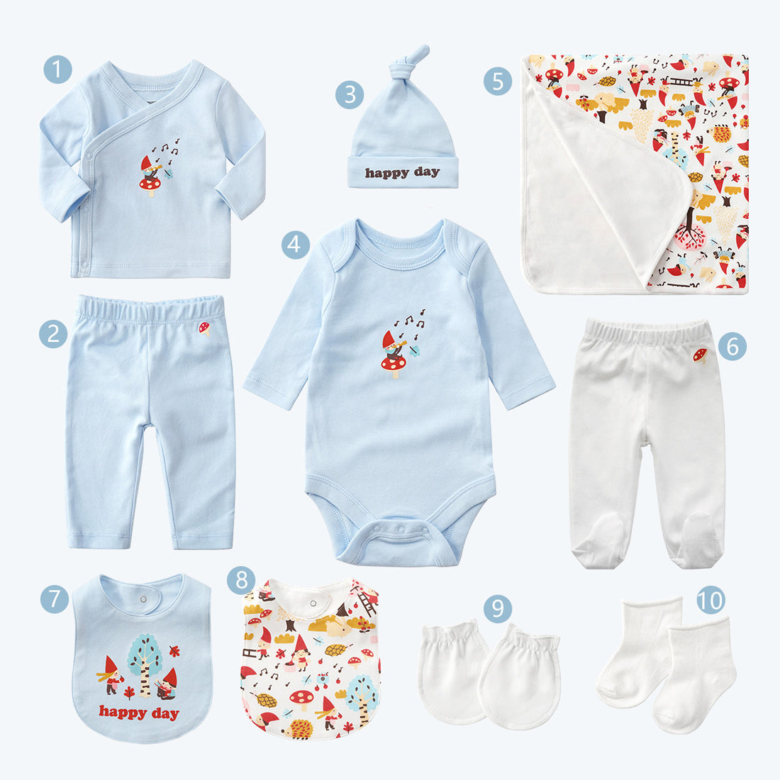 Newborn Baby Gift Set 10-Piece