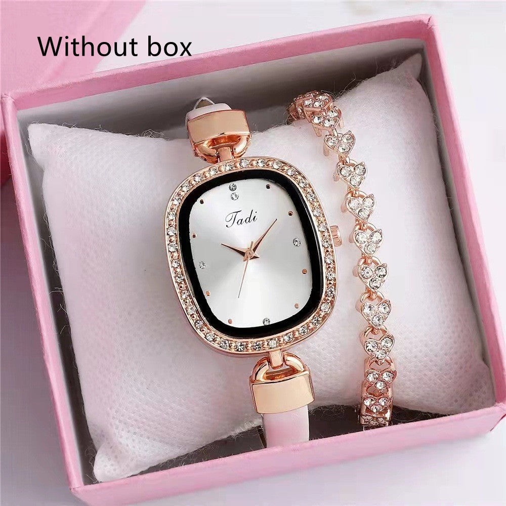Diamond Rhinestone Watch Set
