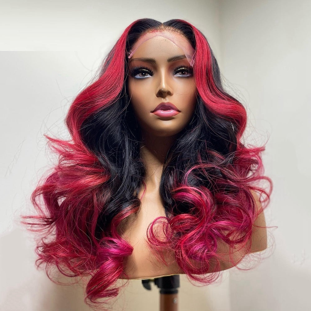Color Blend Human Hair Wig