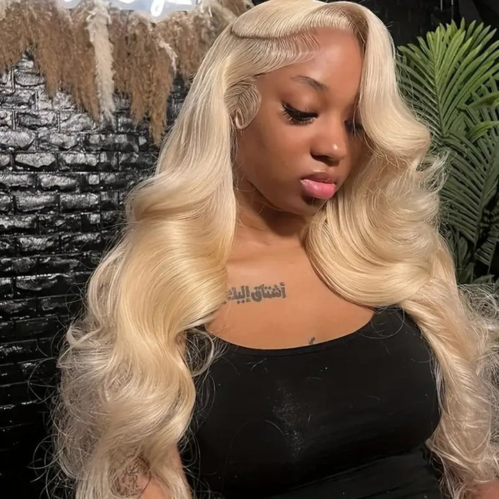 Natural Off White Curly Wig