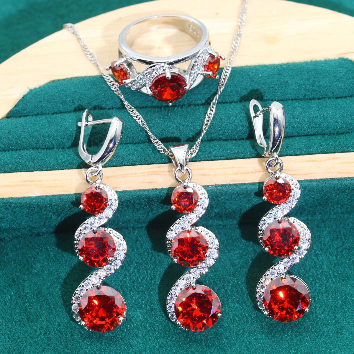 Luxury Zircon Jewelry Gift Set
