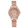 Roman Diamond Watch Bracelet Set