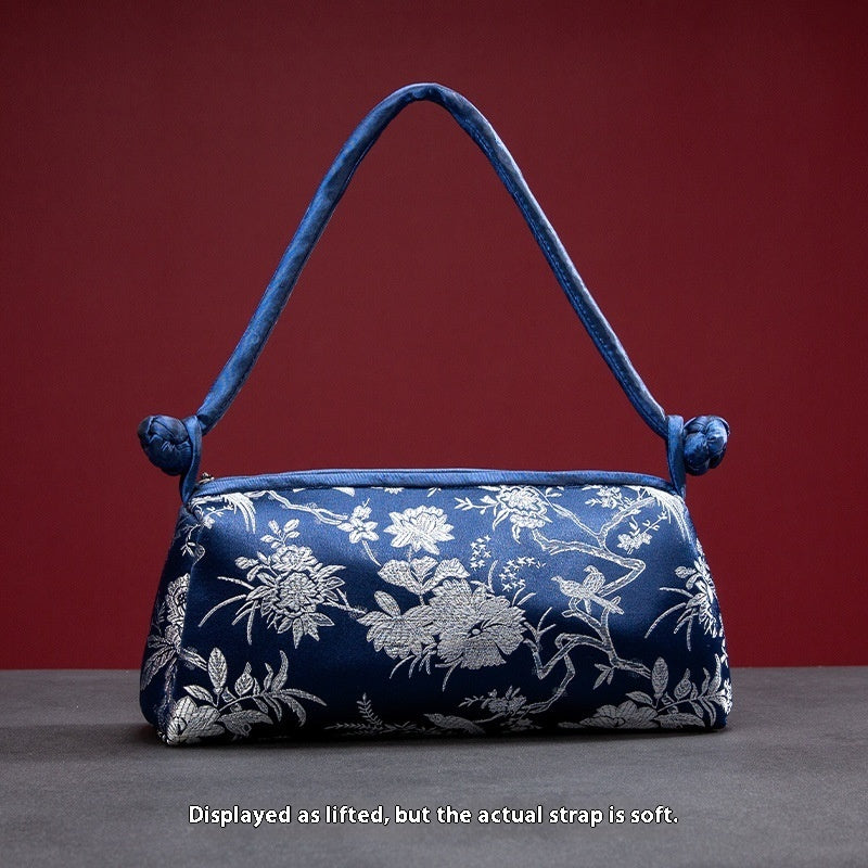 Vintage Silk Embroidery Ladies Hand Bag