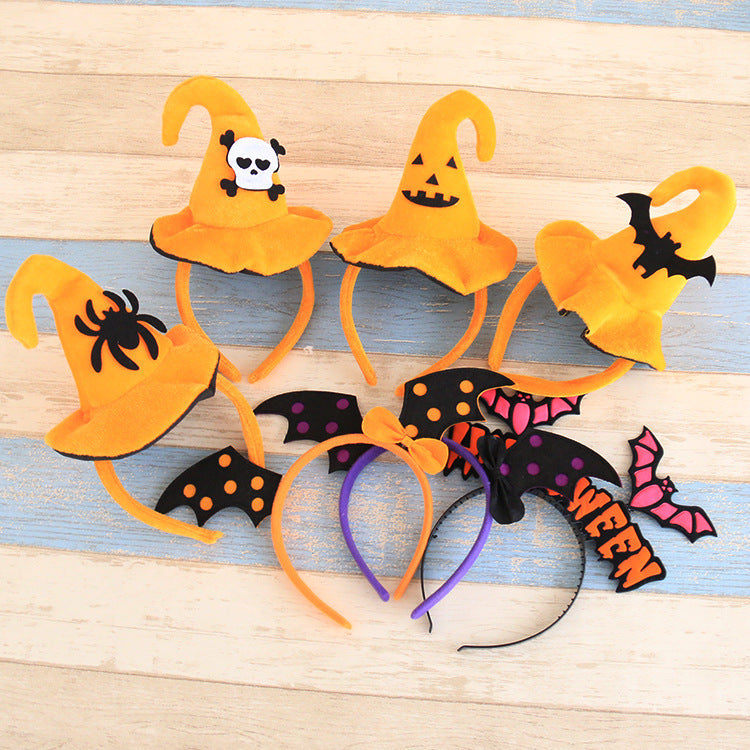 Halloween Headband front view showing full design