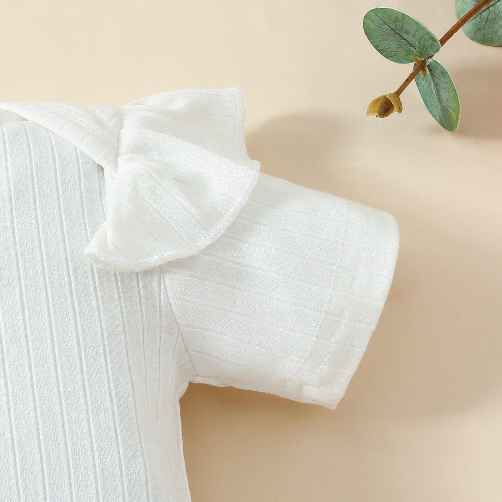 Babies' Short-Sleeved Blouse Skirt Set